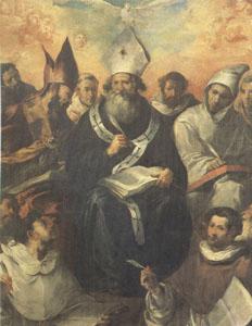 HERRERA, Francisco de, the Elder St Basil Dictating His Doctrine (mk05) china oil painting image